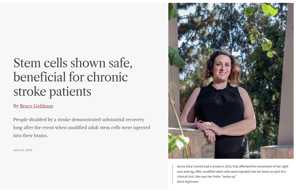 3位中风患者亲述:干细胞治疗中风后的真实改变与心路历程 5 索尼娅·奥莉亚·孔茨