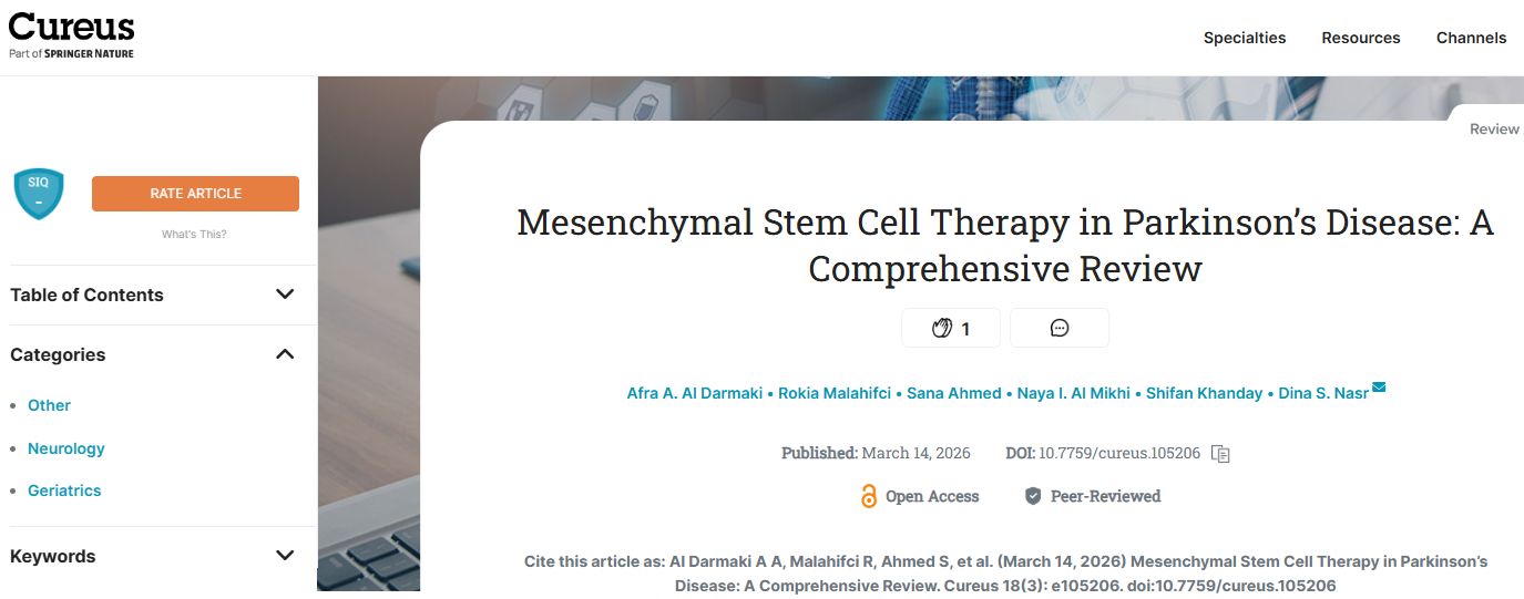从生物学原理到关键临床试验:间充质干细胞治疗帕金森病领域的应用现状与挑战 1 从生物学原理到关键临床试验:间充质干细胞治疗帕金森病领域的应用现状与挑战